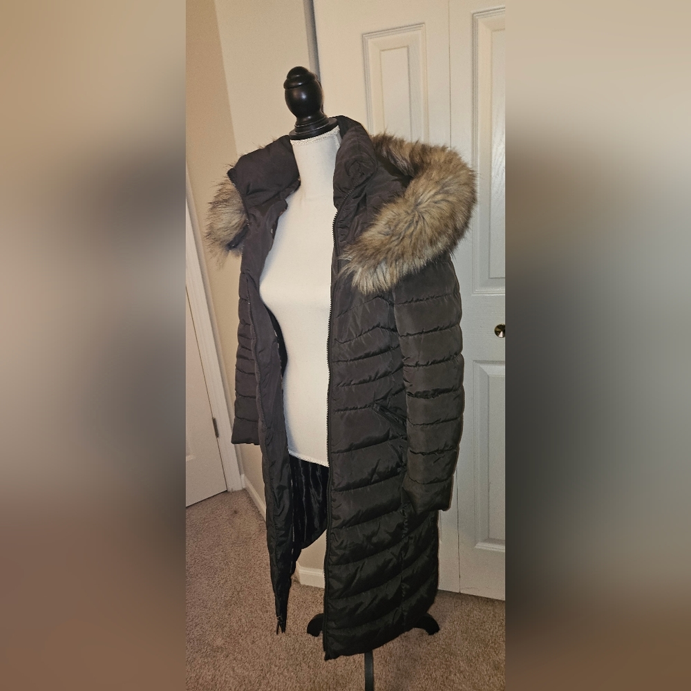 Dark oilve green coat